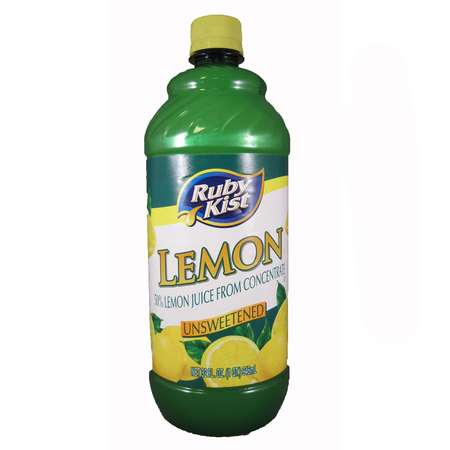 RUBY KIST Ruby Kist Lemon Juice 32 fl. oz., PK12 3221232RK